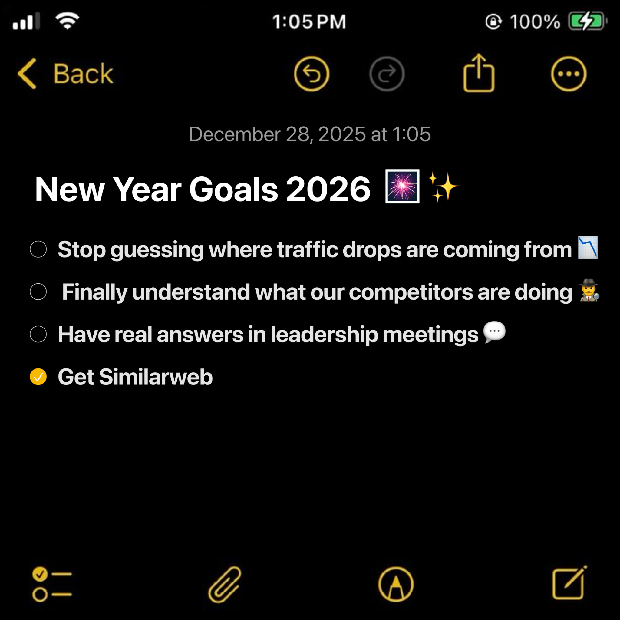 Similarweb Facebook ad