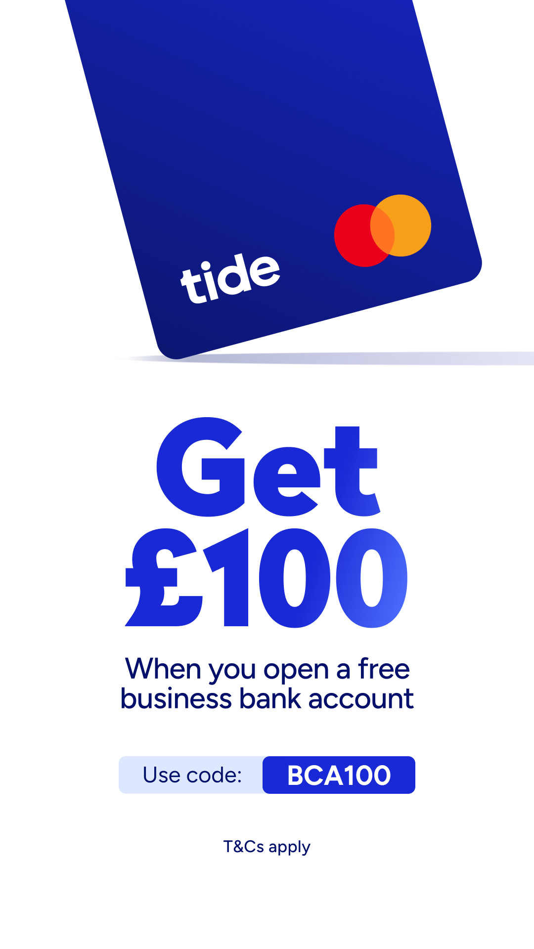 Tide Banking Facebook ad