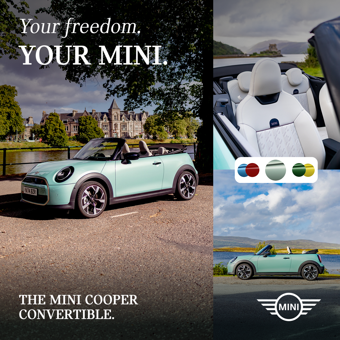 MINI Facebook ad: Raise the roof your way.