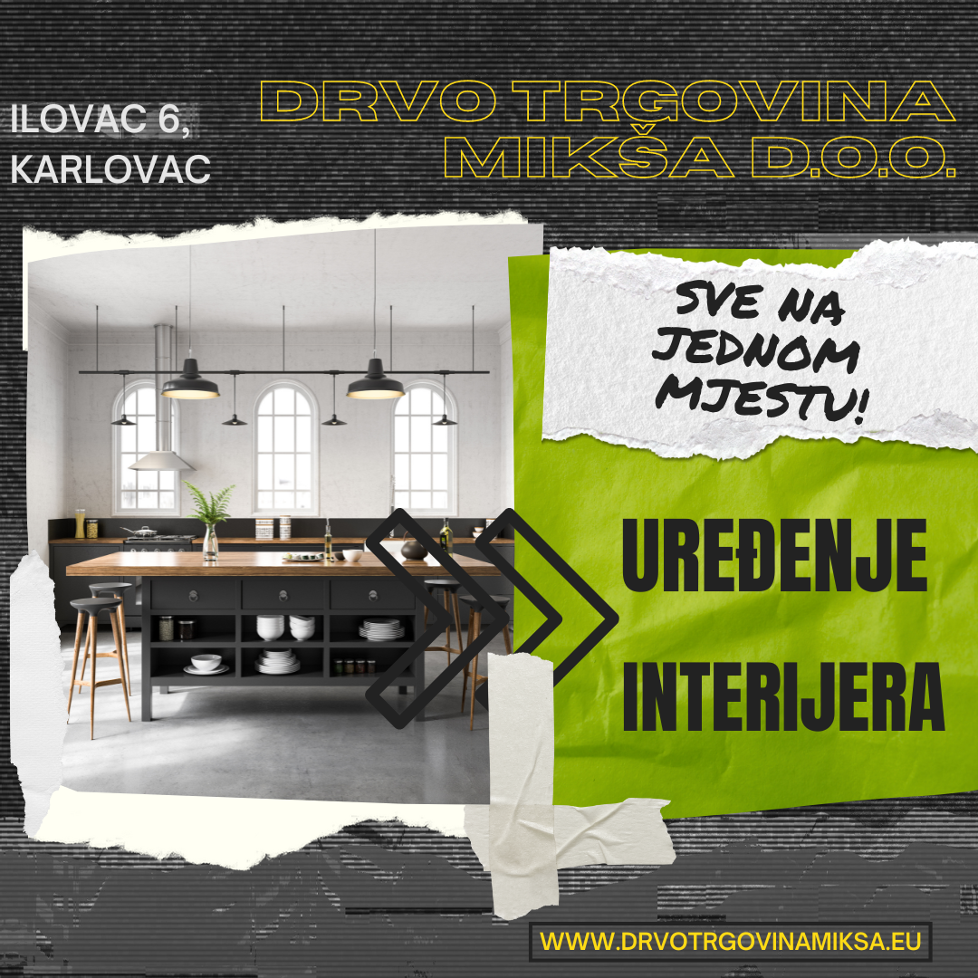 DRVO trgovina Mikša doo Facebook ad: Sve za uređenje Vaših interijera!