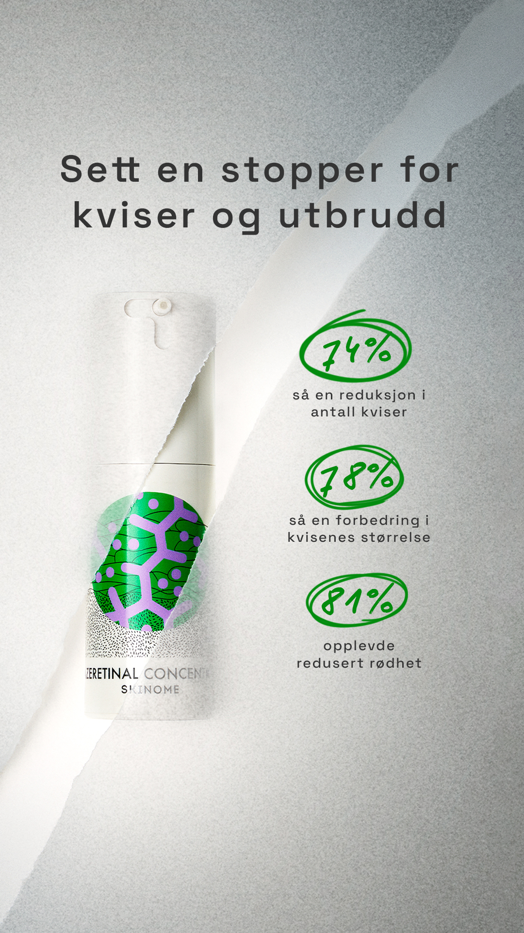 Skinome Facebook ad