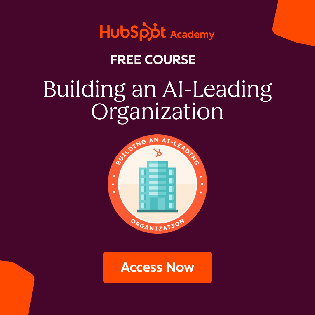 HubSpot Academy Facebook ad