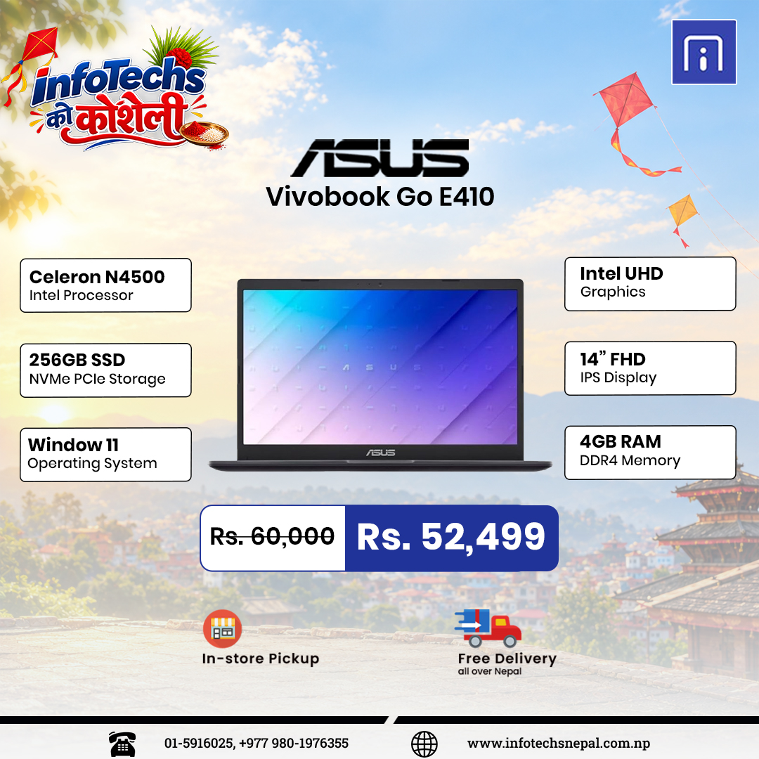 InfoTechs Nepal Facebook ad: दशैंको खुसी, नयाँ Tech Upgrade सँगै!