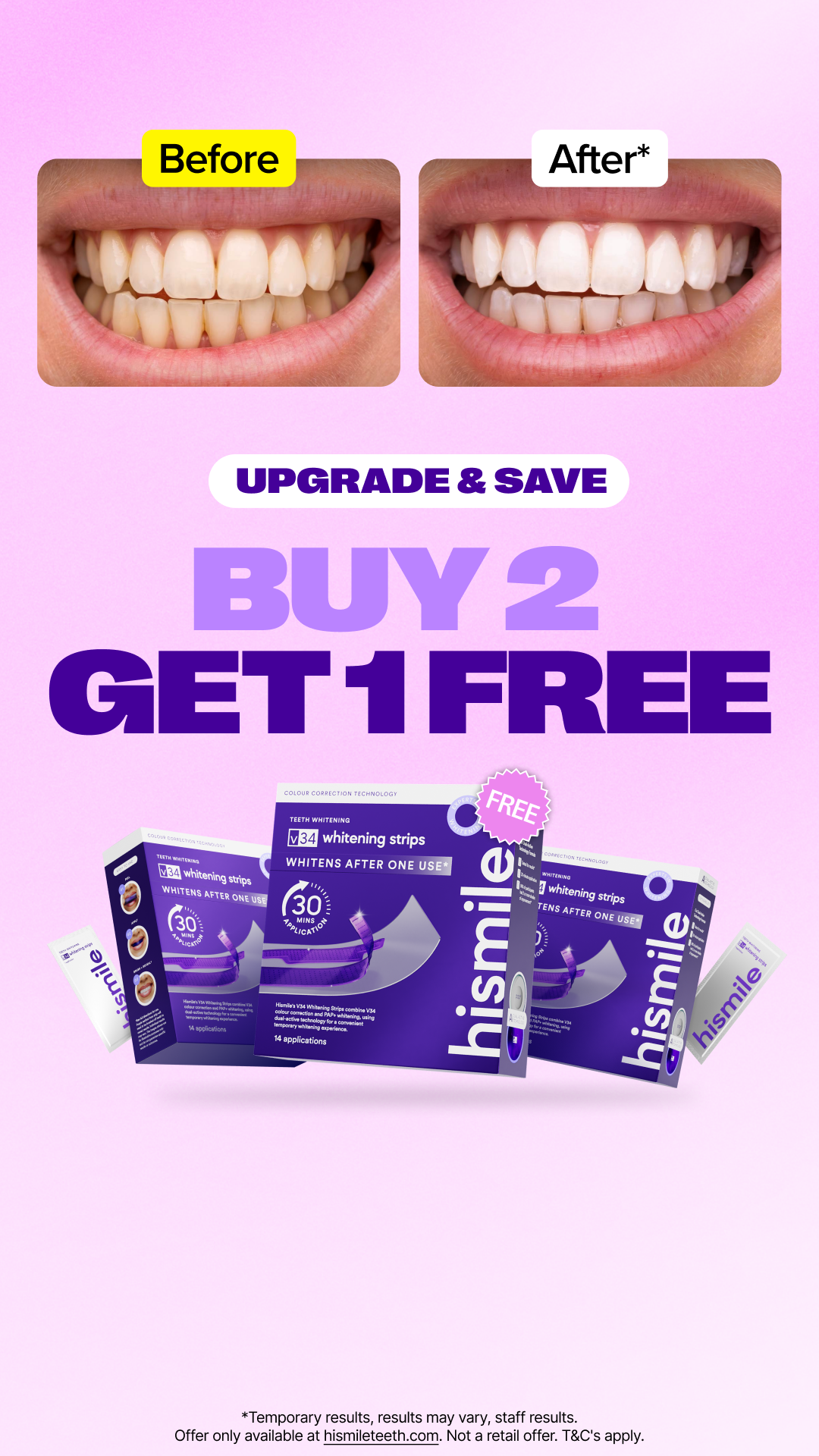 Hismile Facebook ad