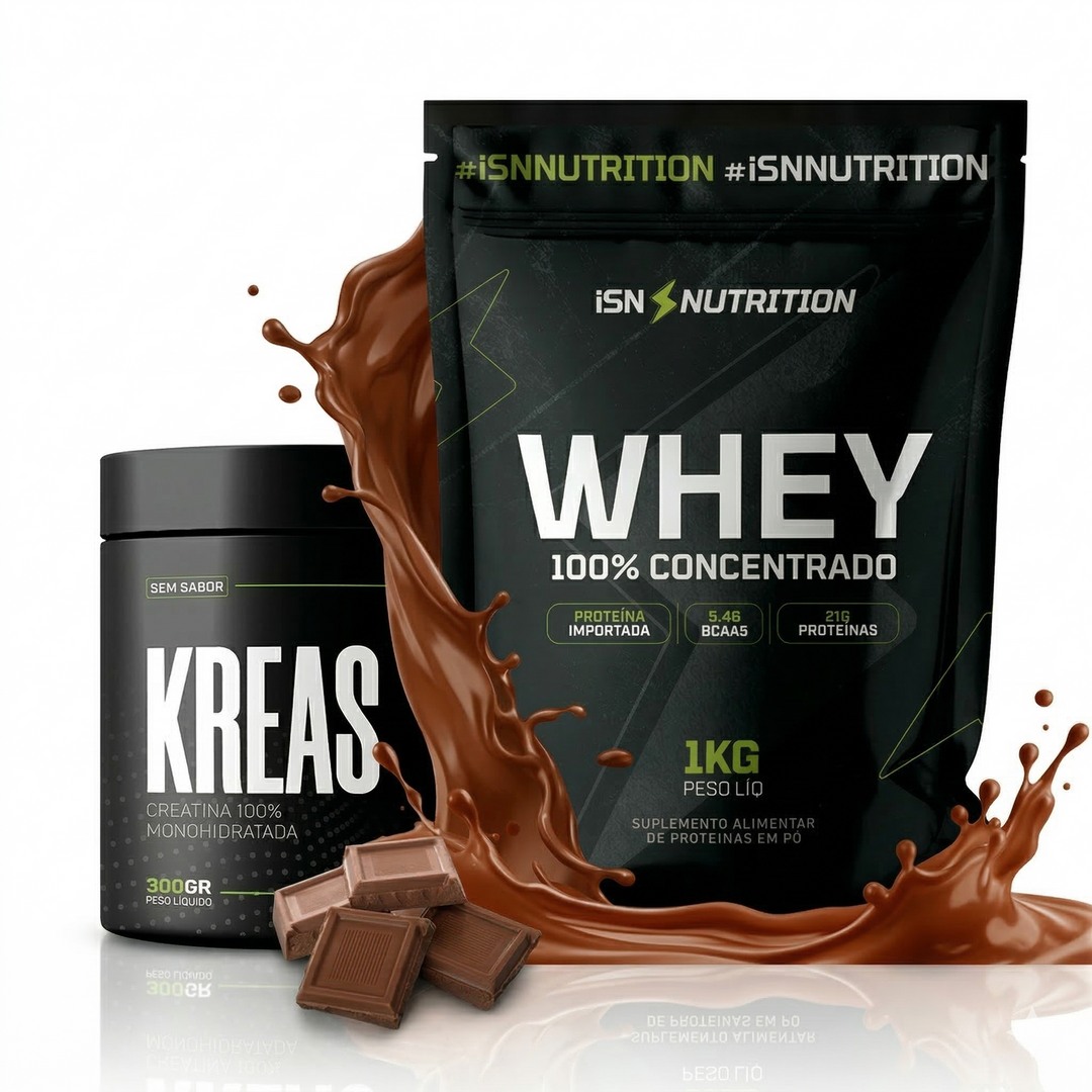 ISN Nutrition Facebook ad: Energia e resistência para treinos intensos!