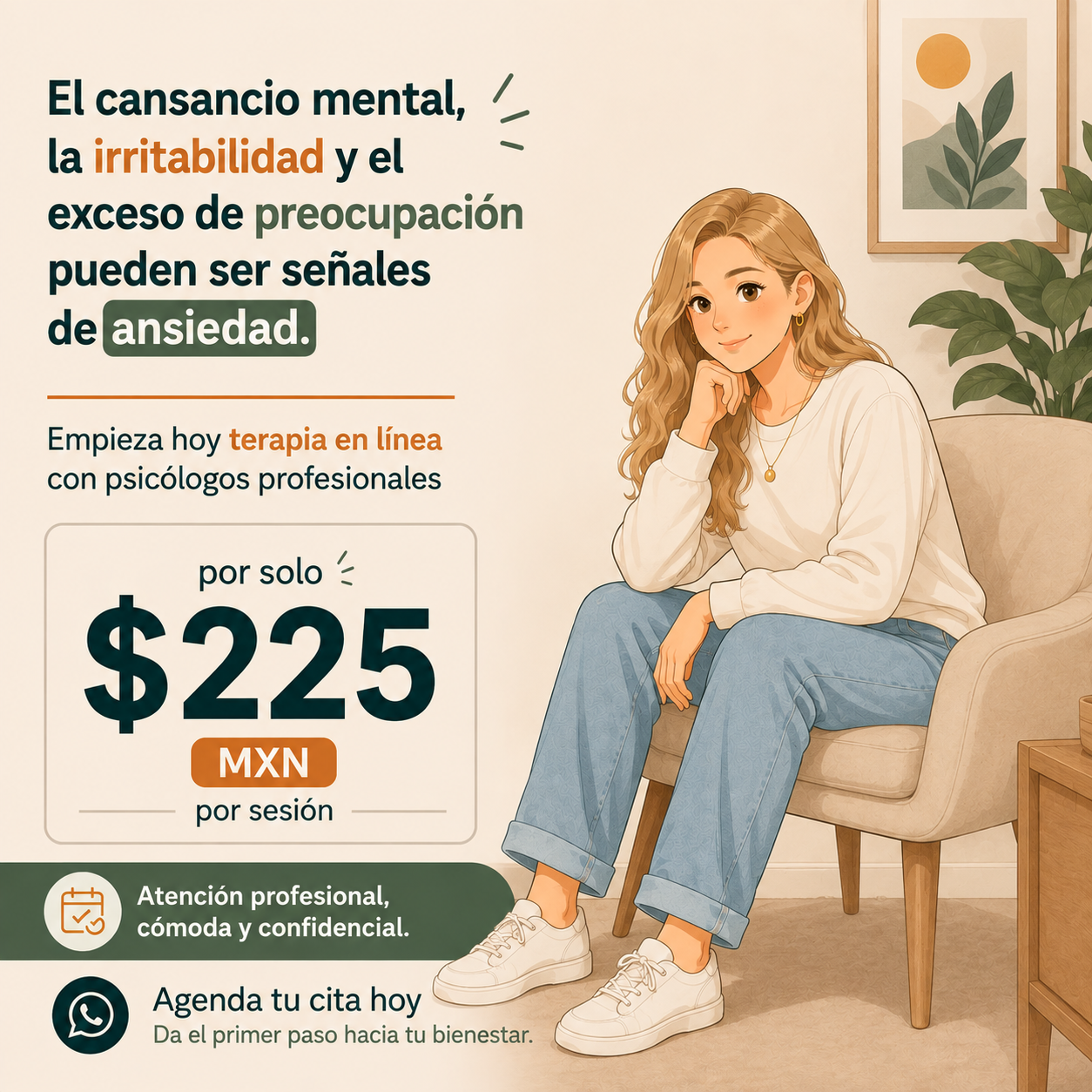 Centro de Atención Psicológica Interacciones Facebook ad