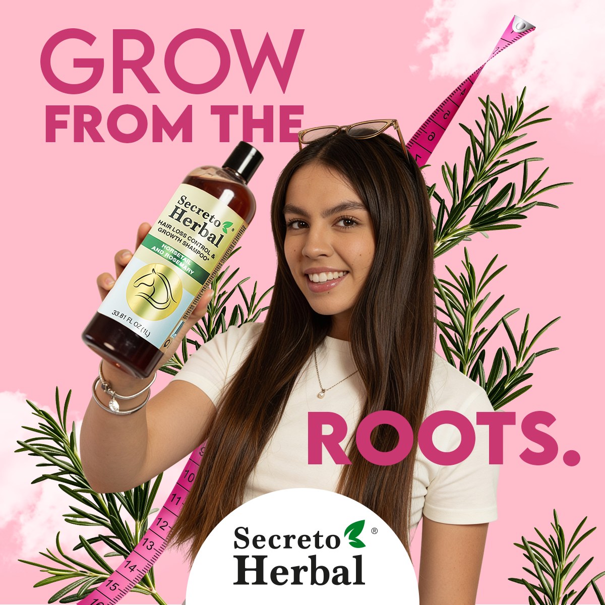 Secreto Herbal USA Facebook ad: Want longer hair?