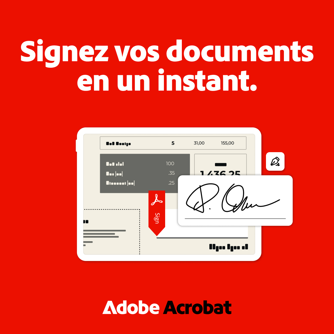 Adobe Acrobat Facebook ad