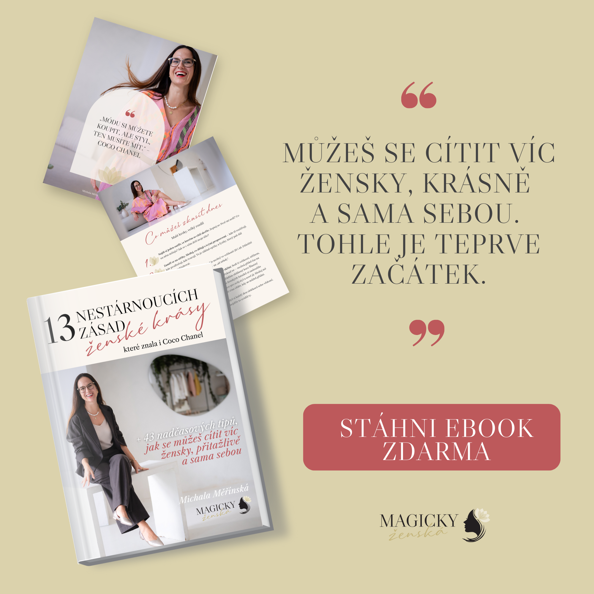 Michala Měřínská: Magicky ženská Facebook ad from Sep 18, 2025