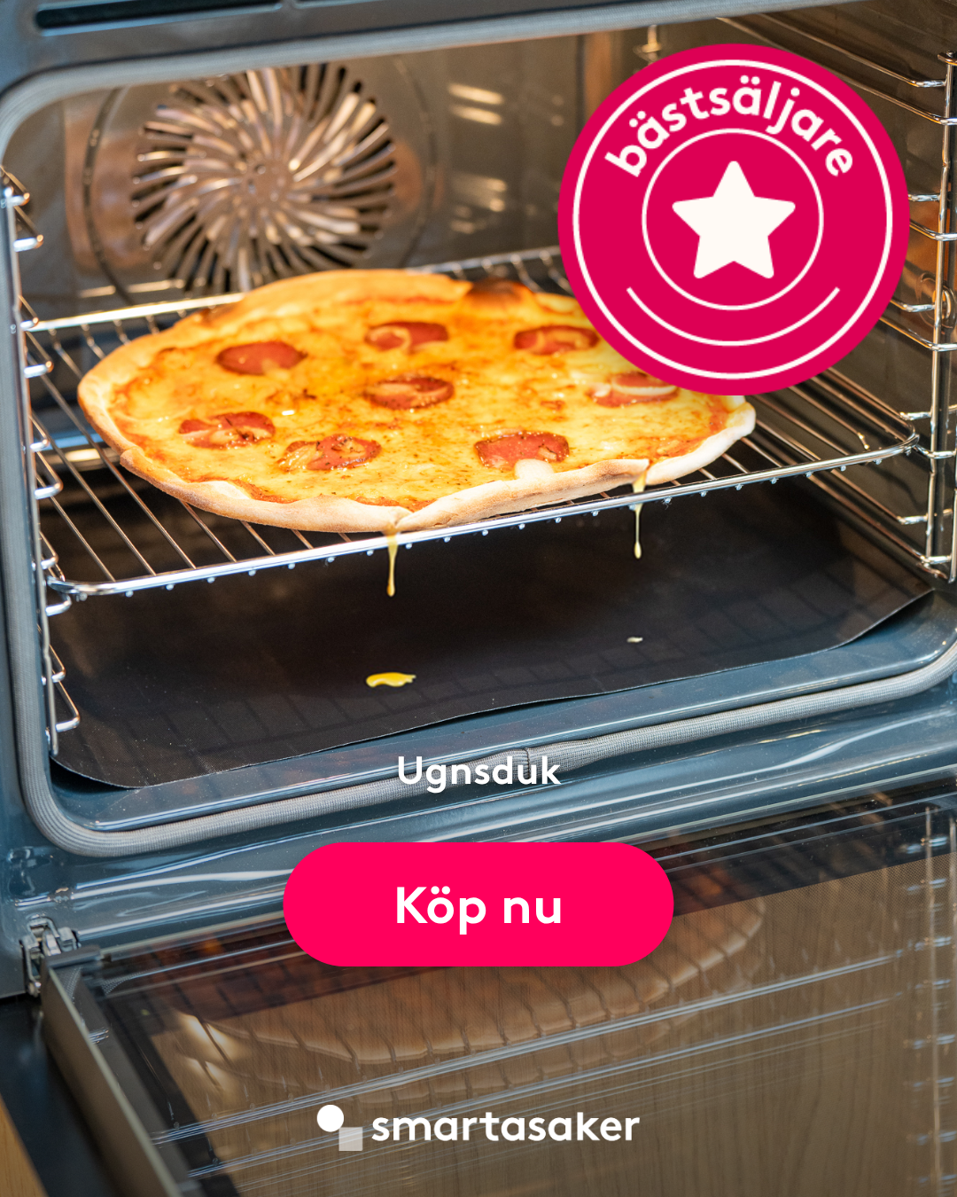 SmartaSaker Facebook ad: Rengöring på 30 sekunder