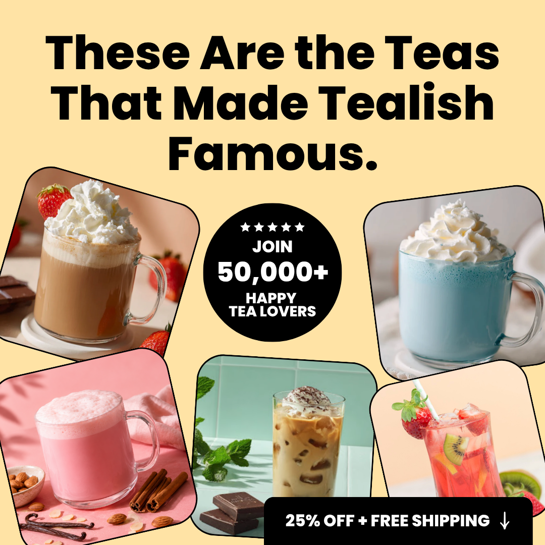 Tealish Facebook ad: Life’s Too Short for Boring Tea