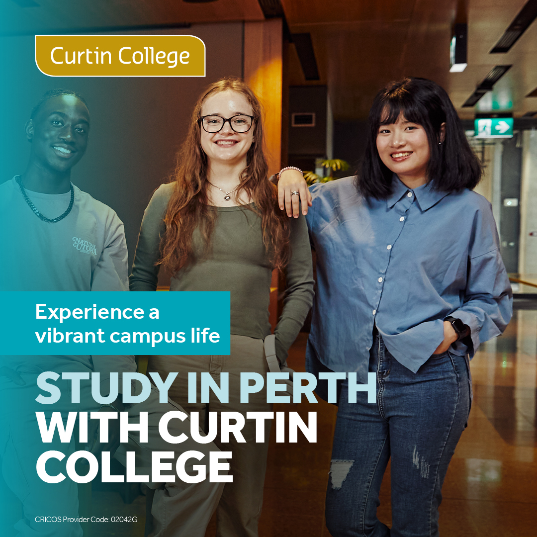 Curtin College Facebook ad