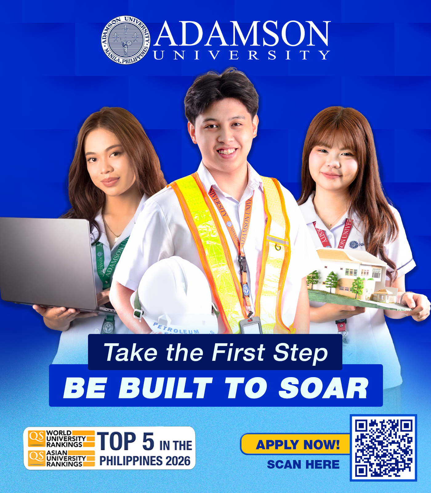 Adamson University Facebook ad: Klasmeyts, it’s your time to soar.