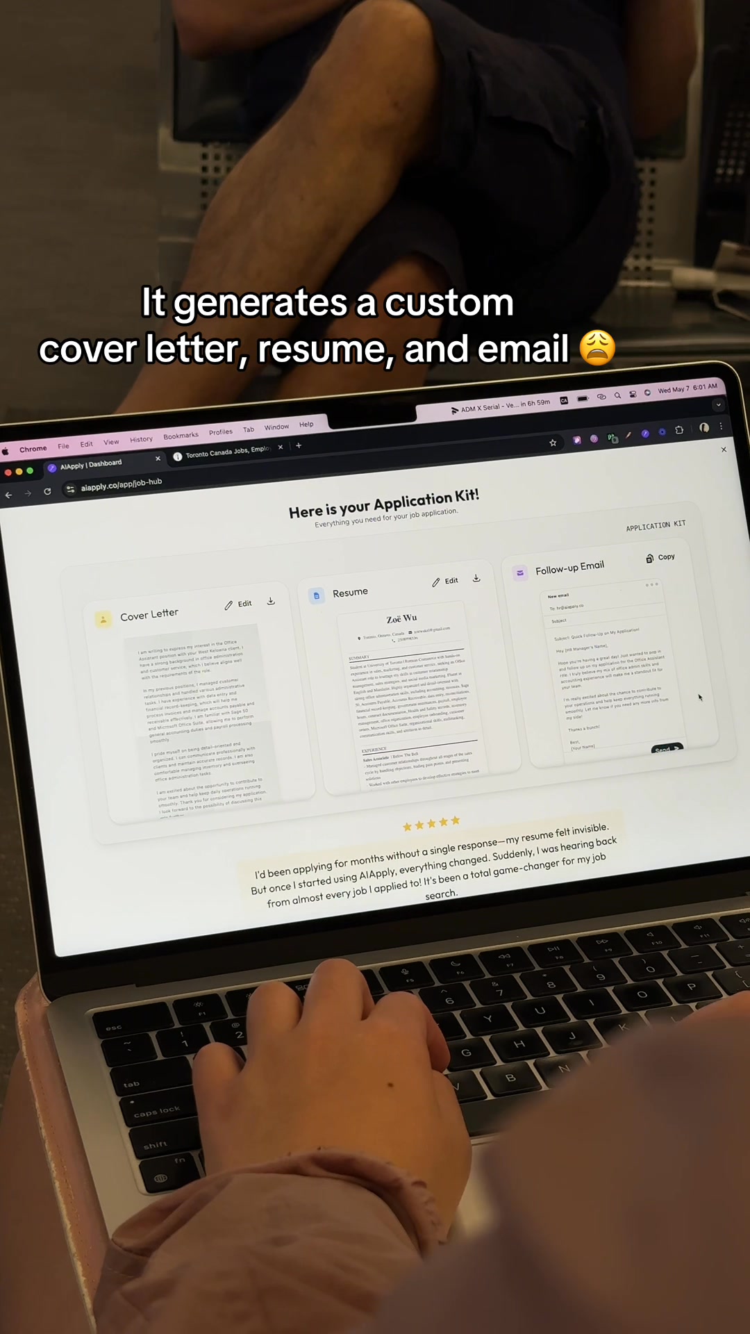 AI Apply Facebook ad: The Best Job Search AI Assistant