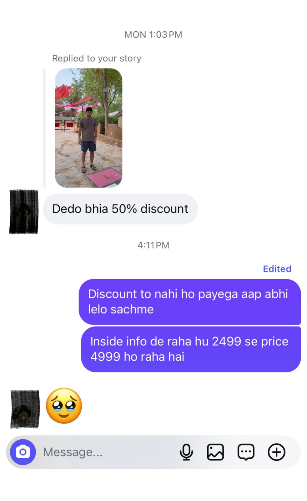 Logam Academy Facebook ad: Discount mile ya nahi course mei value hai