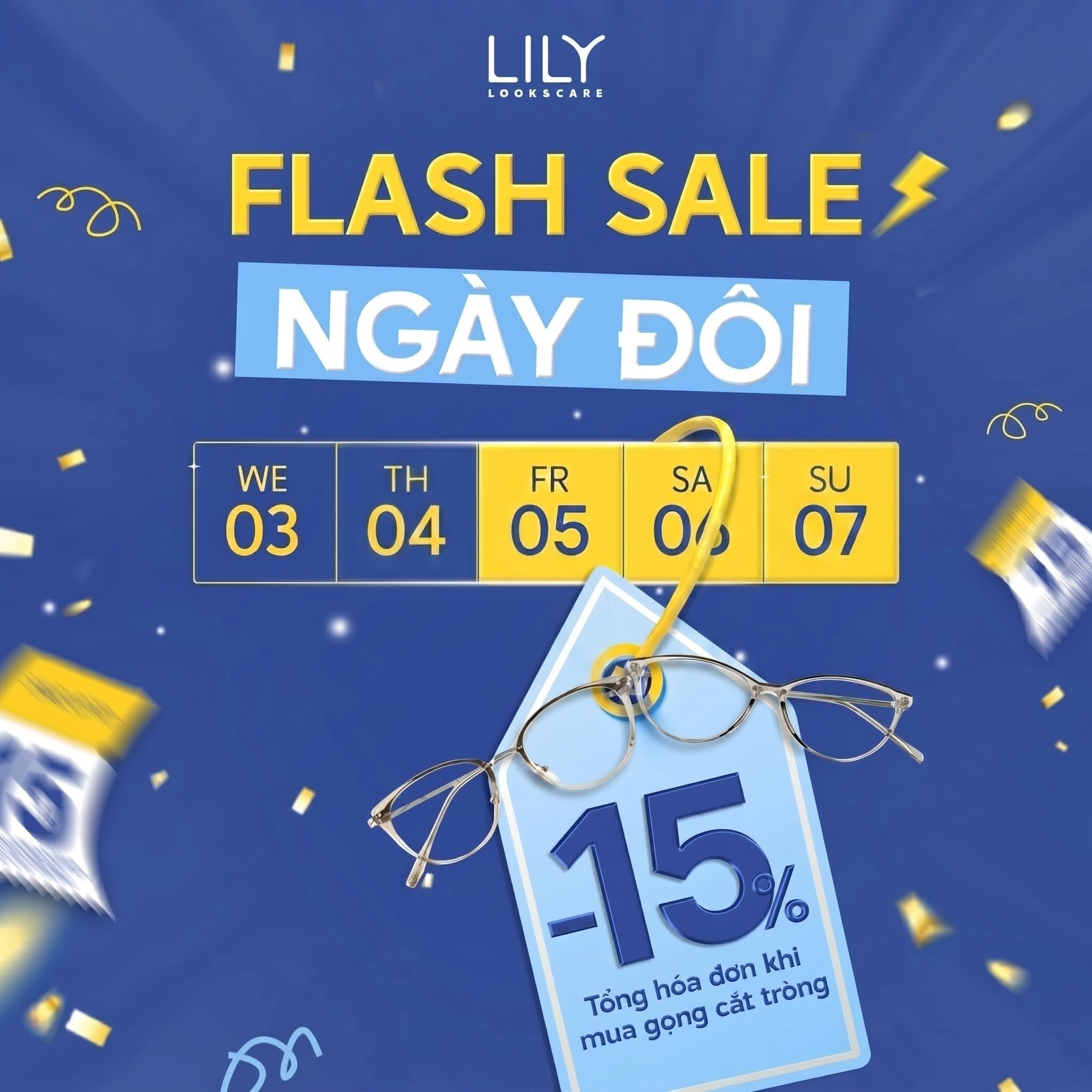 Kính mắt Lily Facebook ad