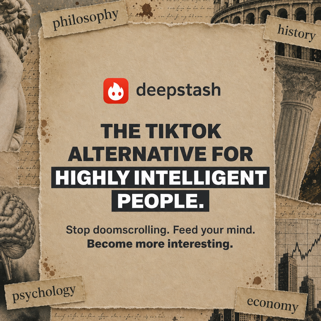Deepstash Facebook ad
