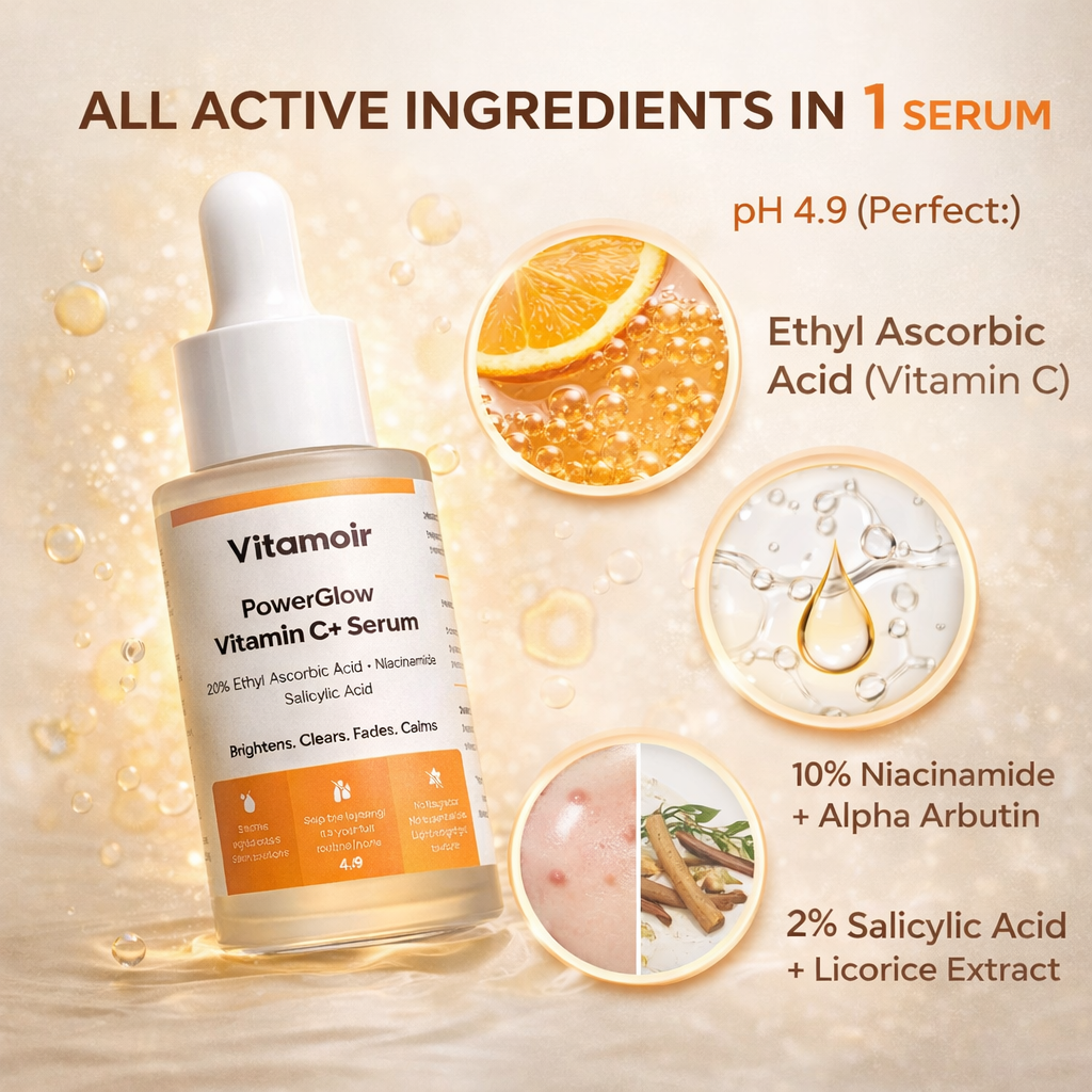 Vitamoir.official Facebook ad: All your active ingredients.