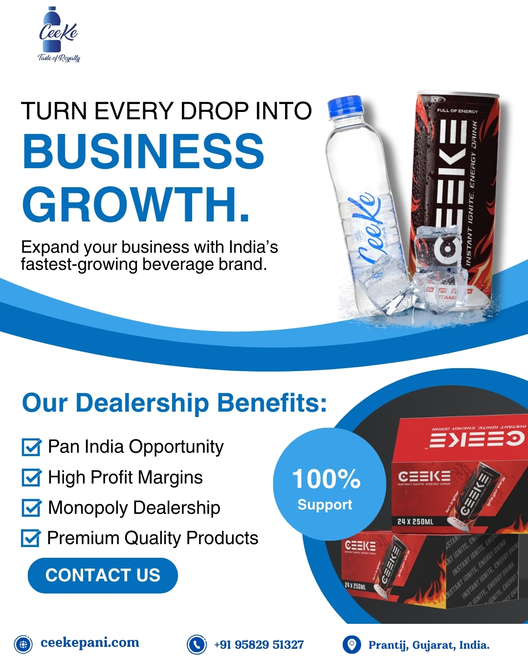 Hitesh Agarwal Khetawat Beverages Facebook ad: Become Ceeke Dealer, Limited Slots Open!