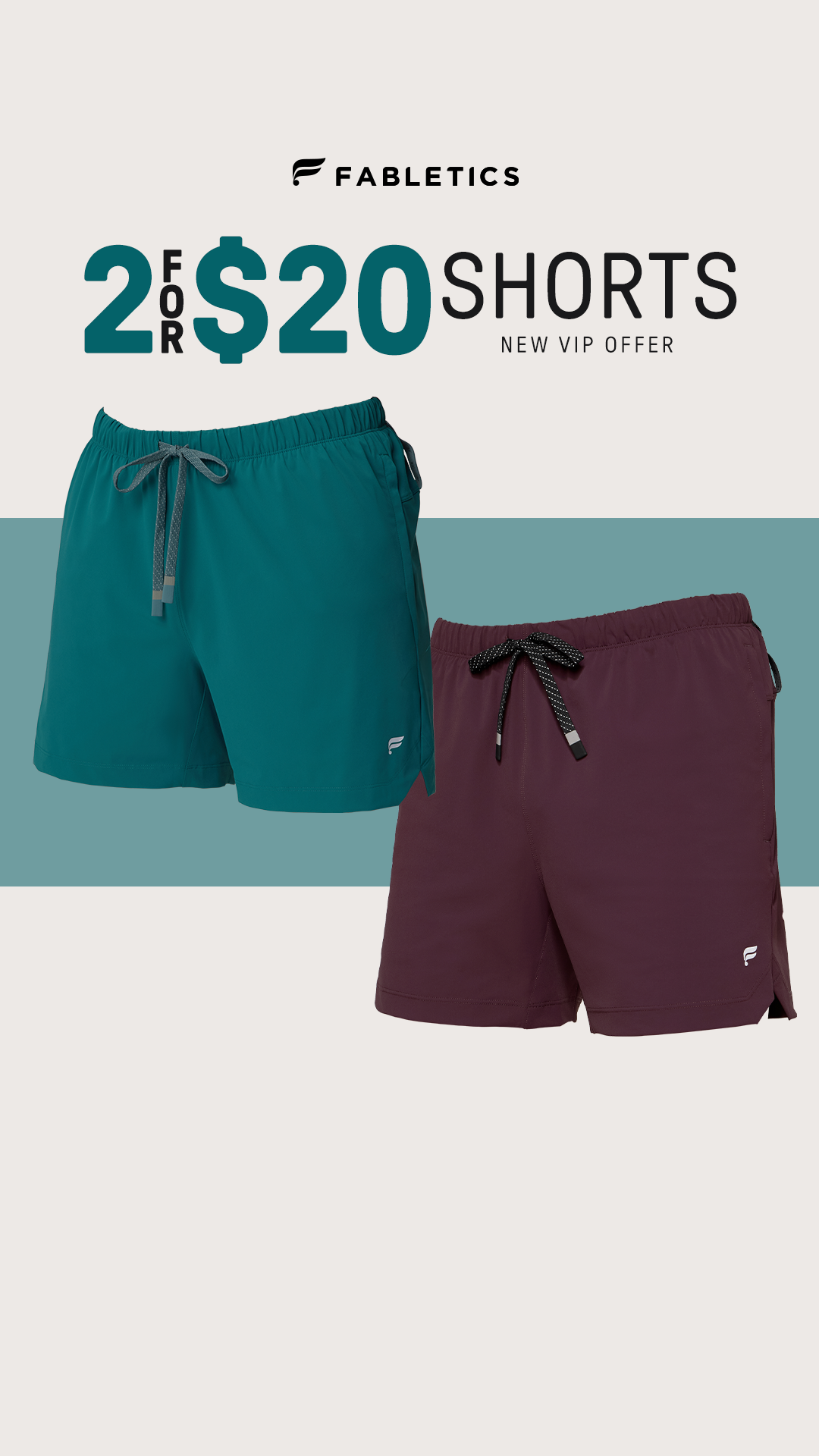 Fabletics Men Facebook ad