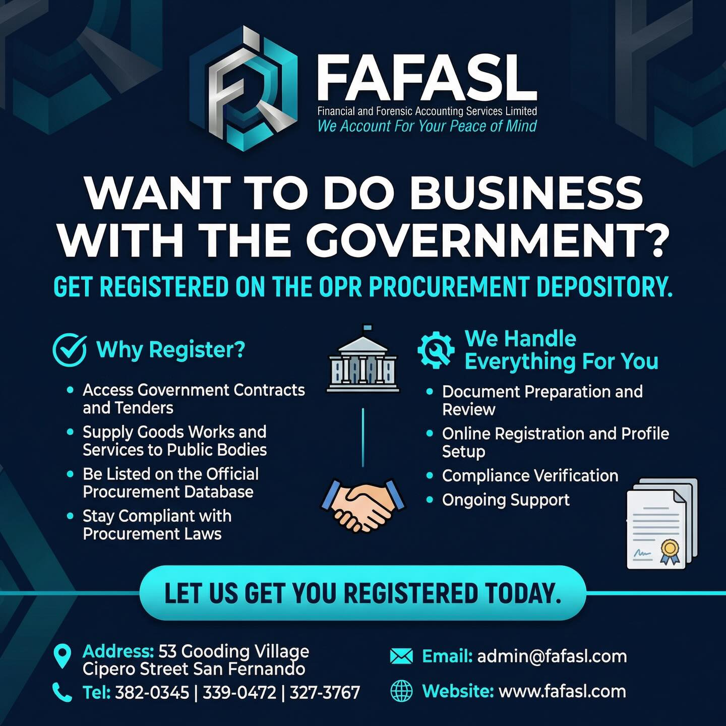 Financial and Forensic Accounting Services Limited Facebook ad