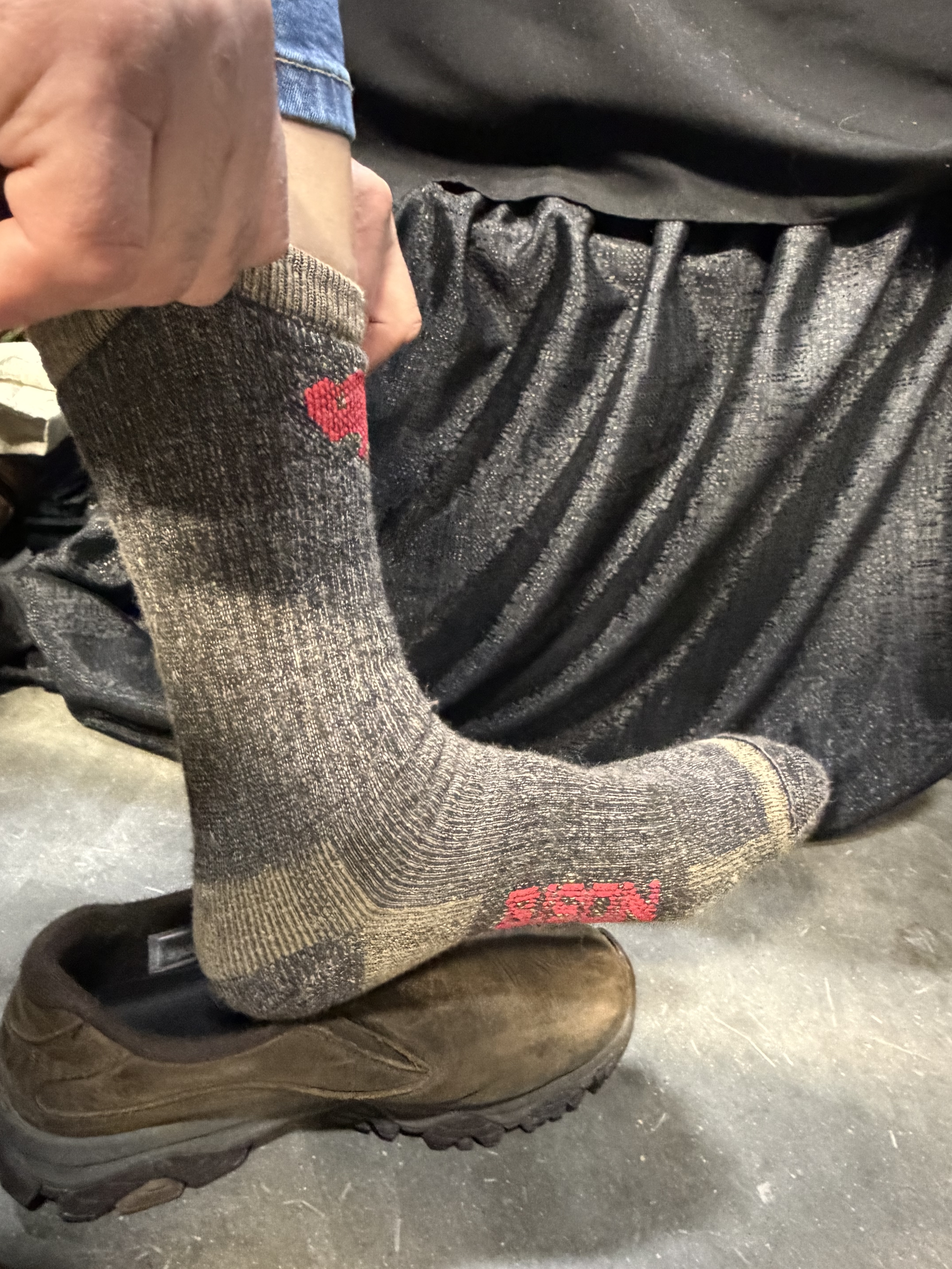 O'Canada Bison Wool Facebook ad: Our Alberta Hiker socks are our most popular…