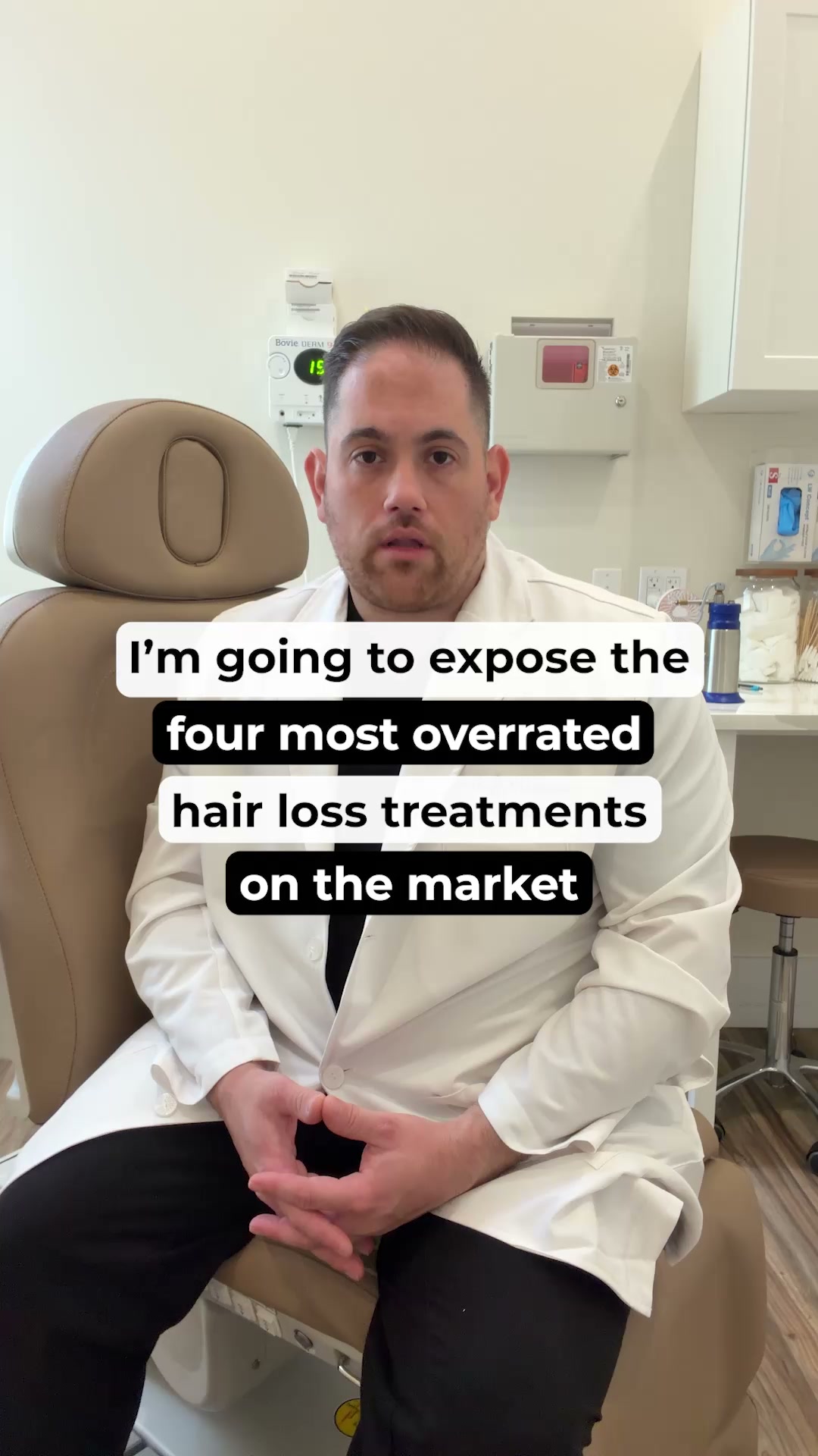 Dr. Christopher Mancuso Facebook ad: Your hair's not done yet.