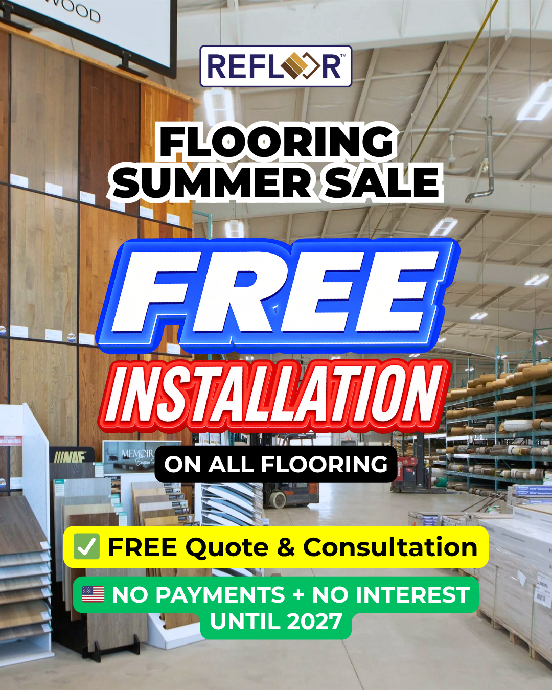 Refloor Facebook ad