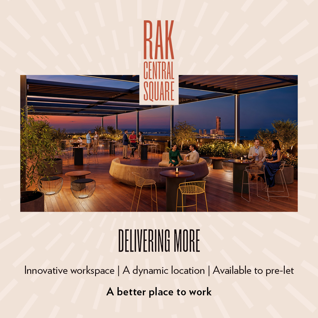 RAK Central Square Facebook ad: Grade A office space in Ras Al Khaimah