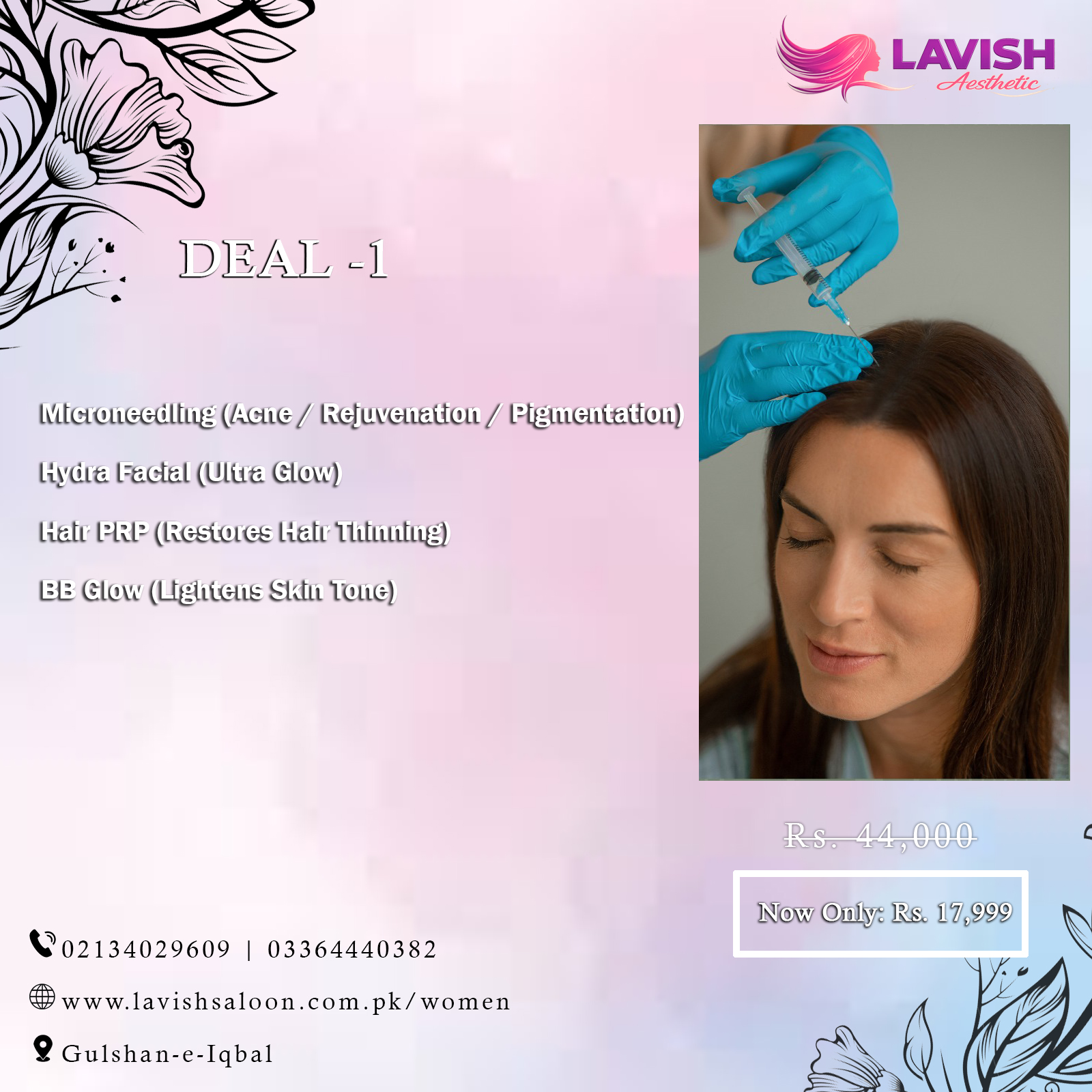 Lavish Hair & Beauty Salon Facebook ad