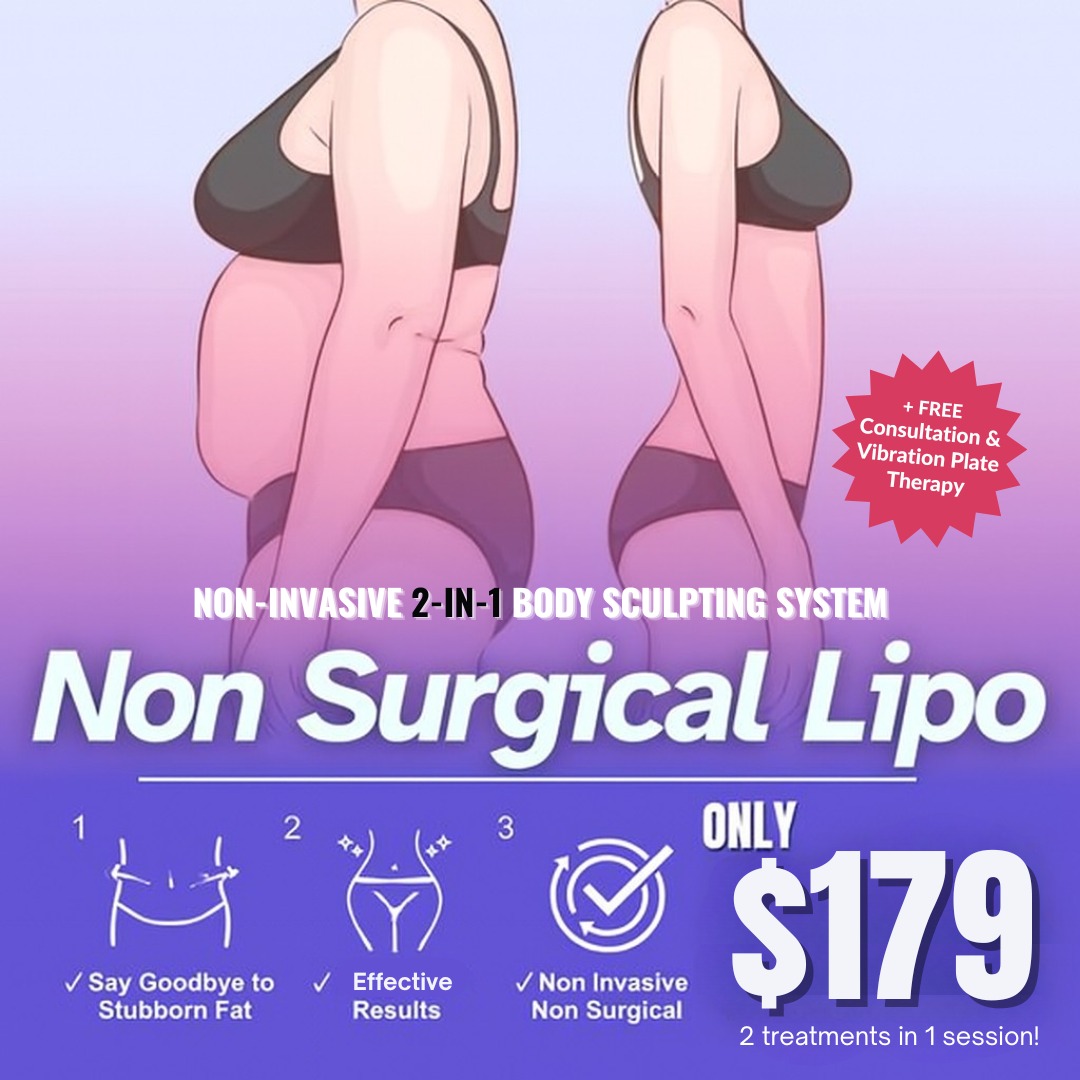 A New U Cryo Spa Facebook ad: 2-In-1 Mommy Tummy Rescue, Just $179