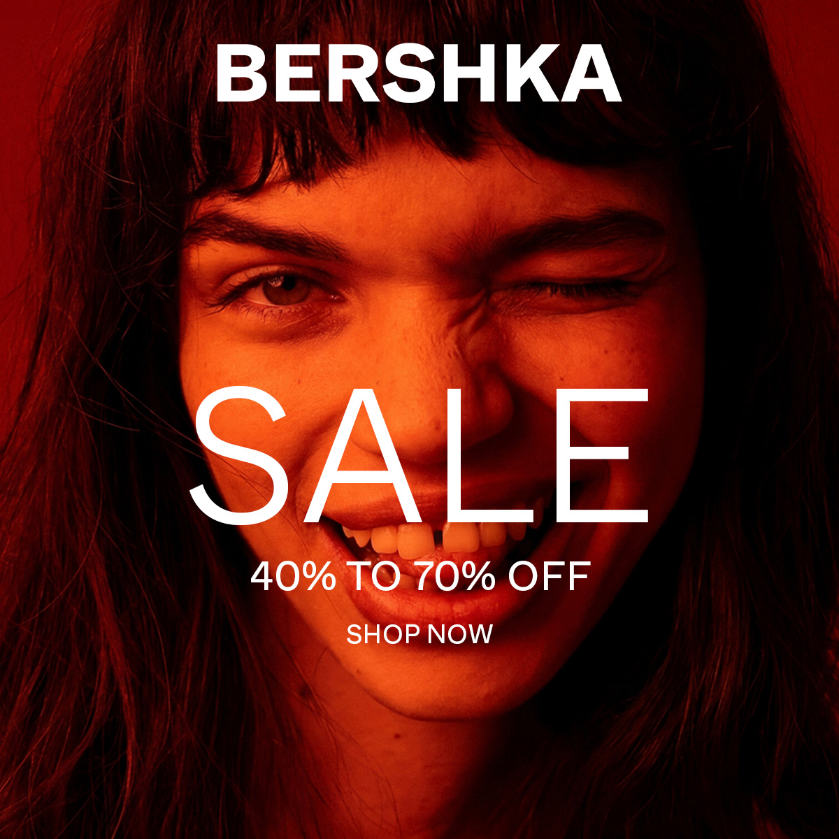 Bershka Facebook ad
