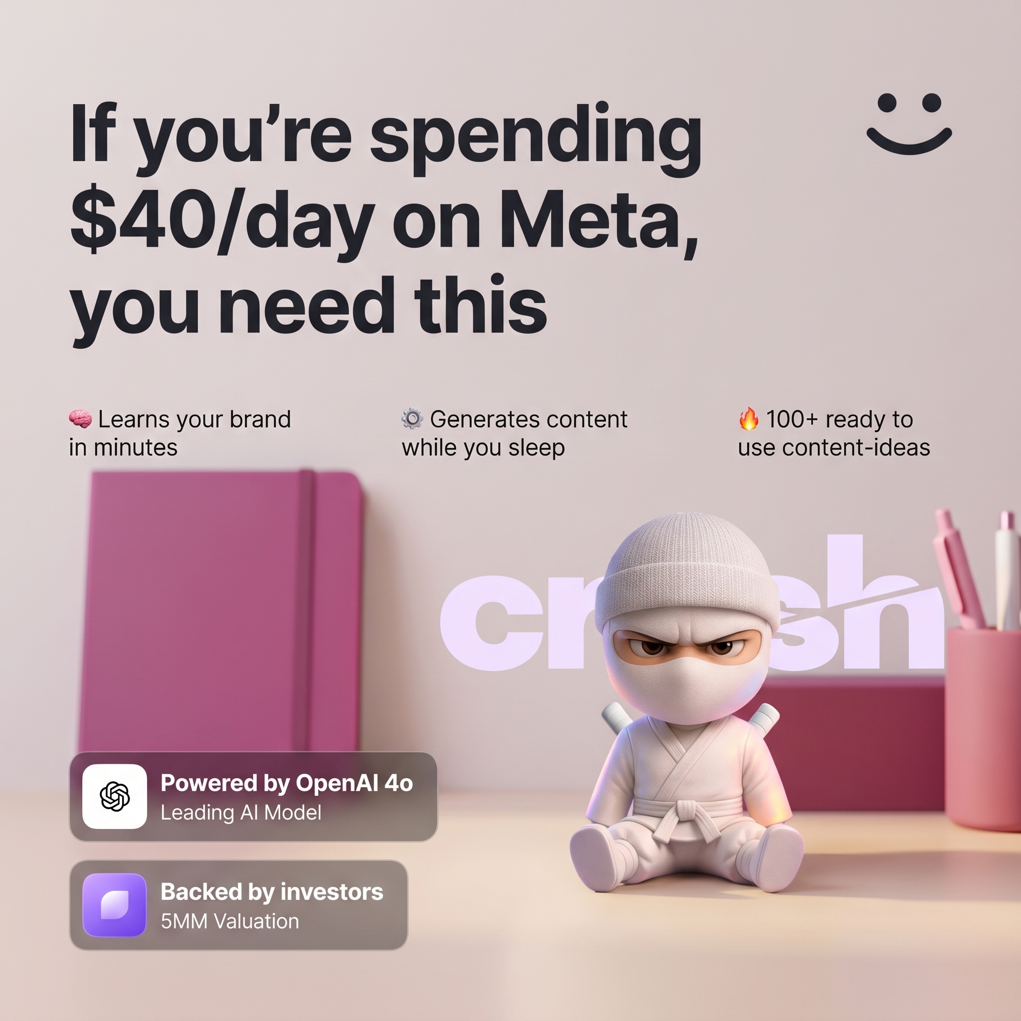 trycrush.ai Facebook ad