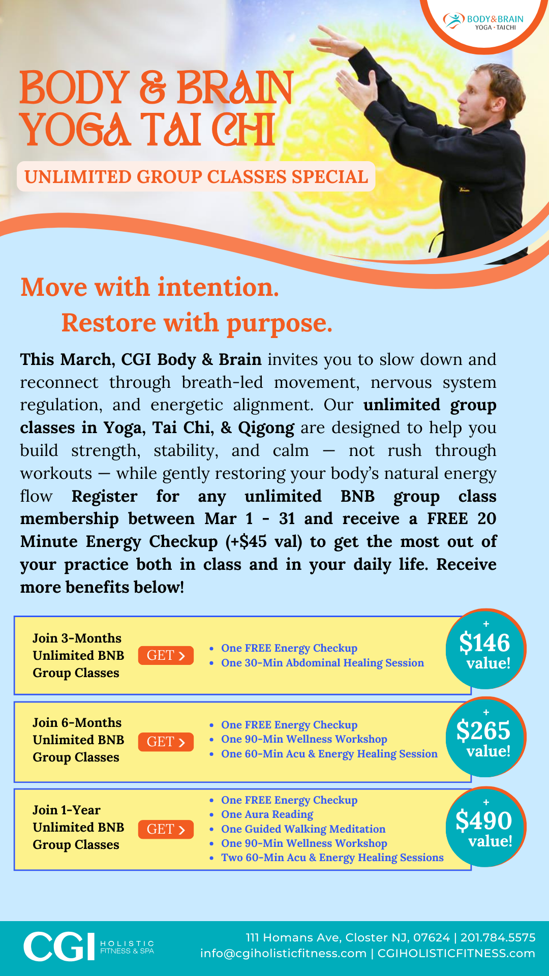CGI Holistic Fitness & Spa Facebook ad from Mar 2, 2026