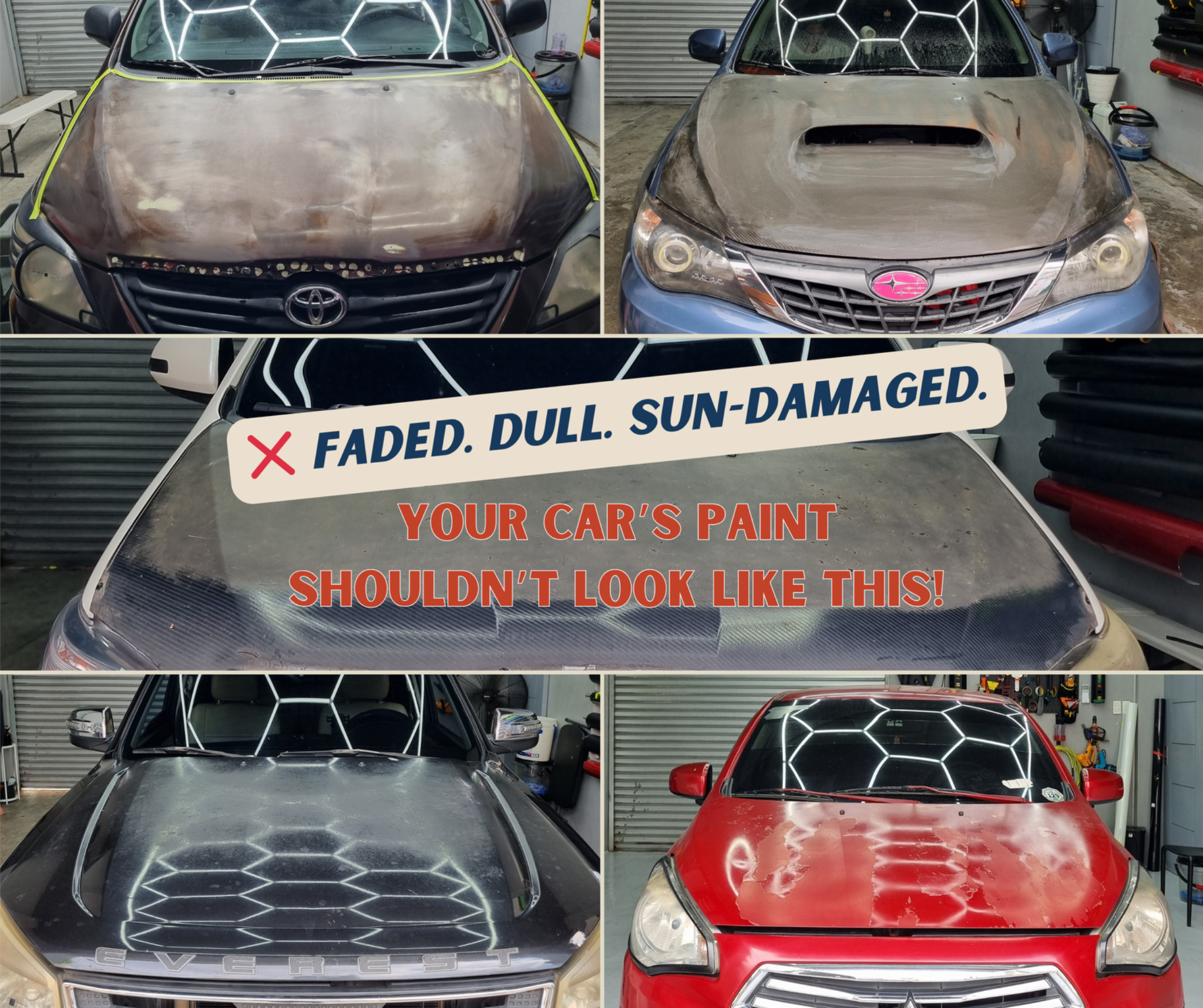 D'zone Wraps Auto Detailing & Car Wrapping Facebook ad: Sun damage? Wala kang laban d’yan… pero may…