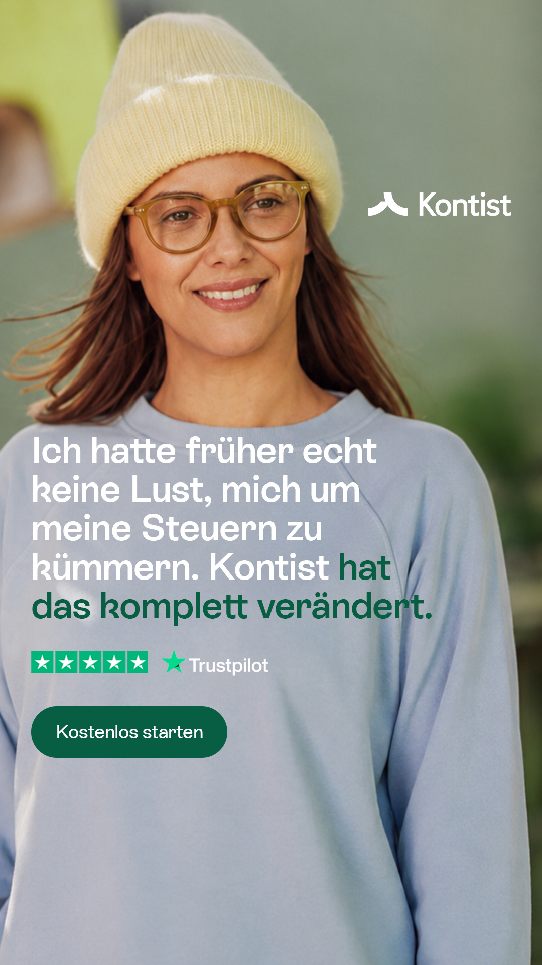Kontist by Shine Facebook ad