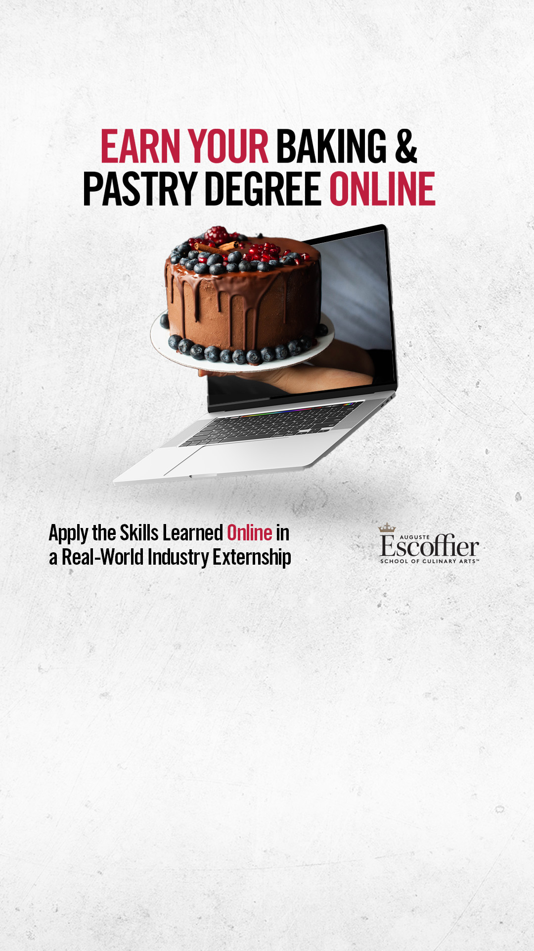Auguste Escoffier School of Culinary Arts Facebook ad