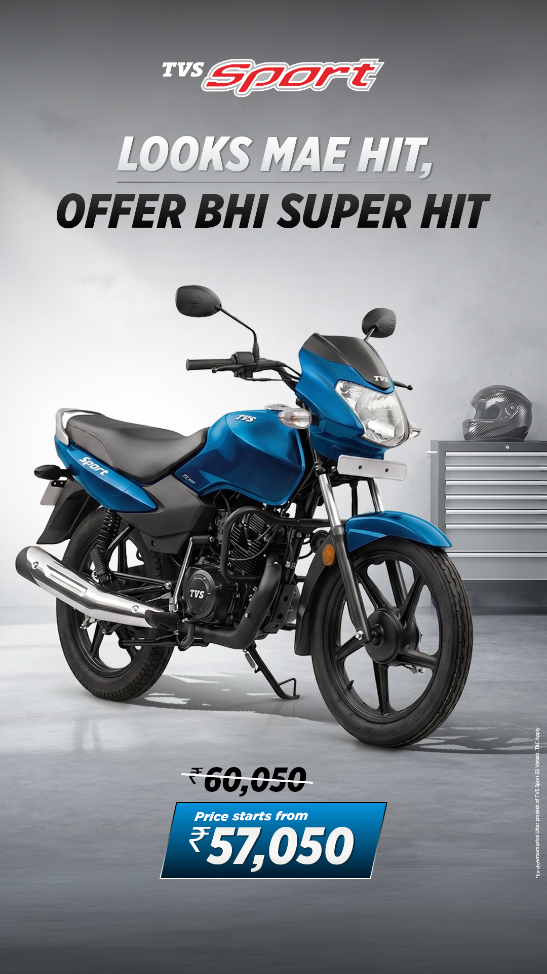 TVS Sport Facebook ad from May 12, 2026