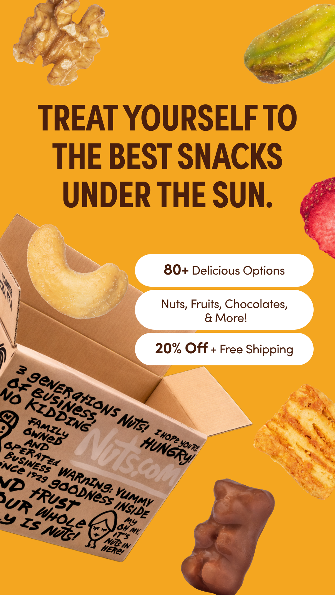Nuts.com Facebook ad
