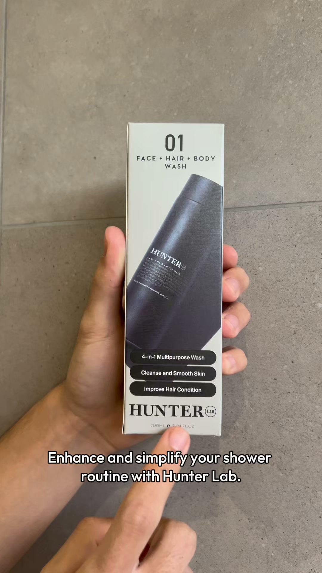 HUNTER LAB Facebook ad: Meet Your NEW 4 in 1 Shower Essential