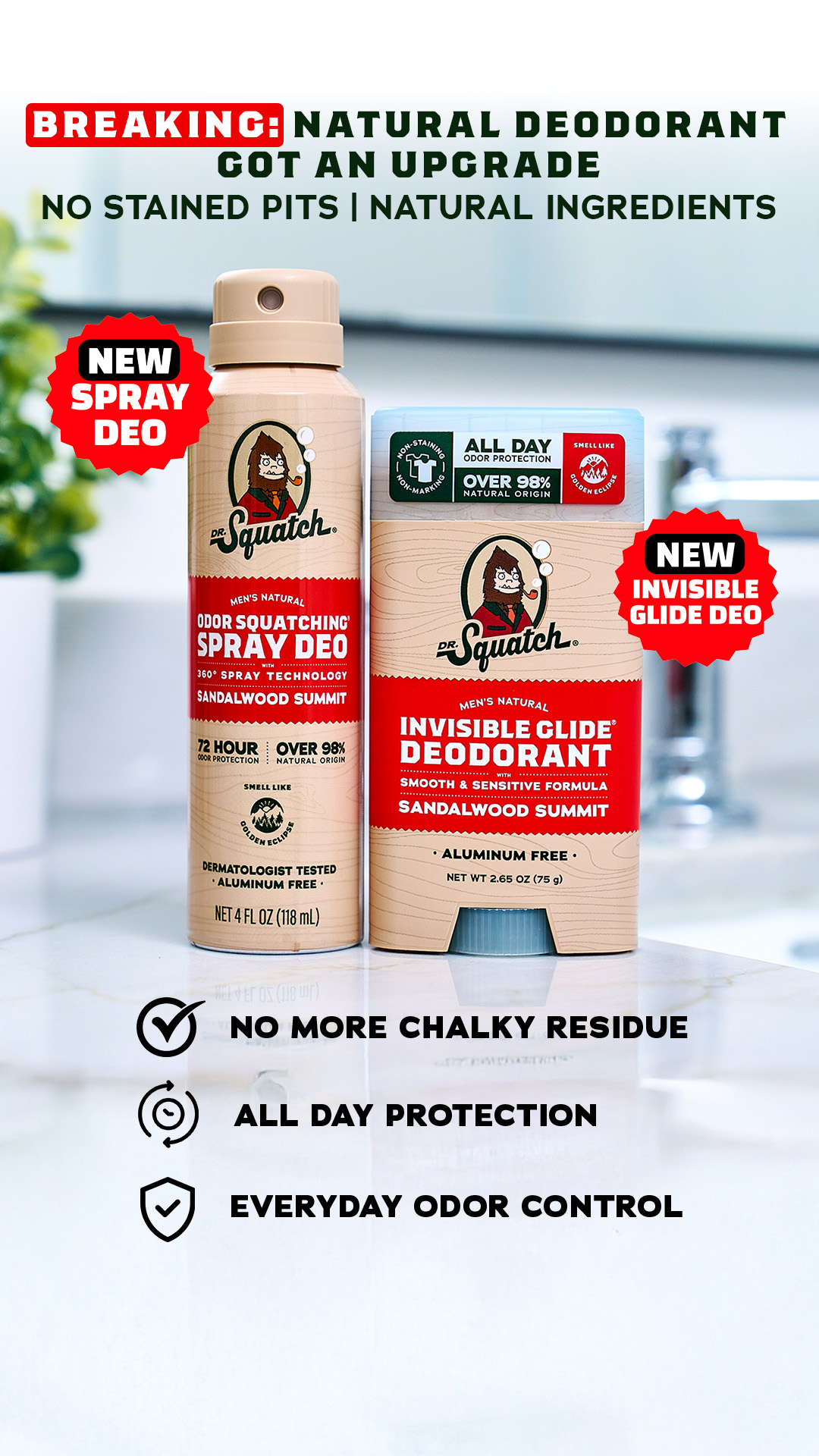 Dr. Squatch Facebook ad