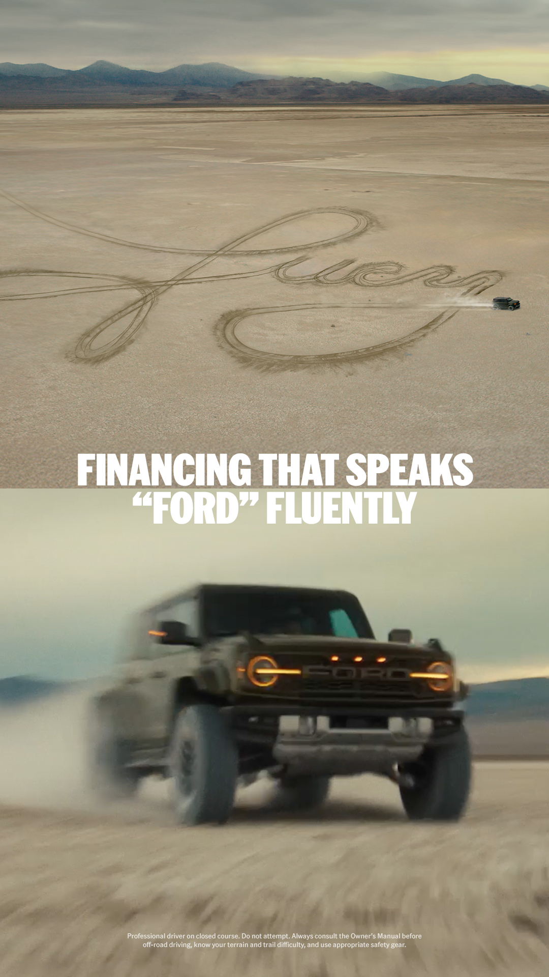 Ford Credit Facebook ad: Since 1959, we’ve built our expertise around one…