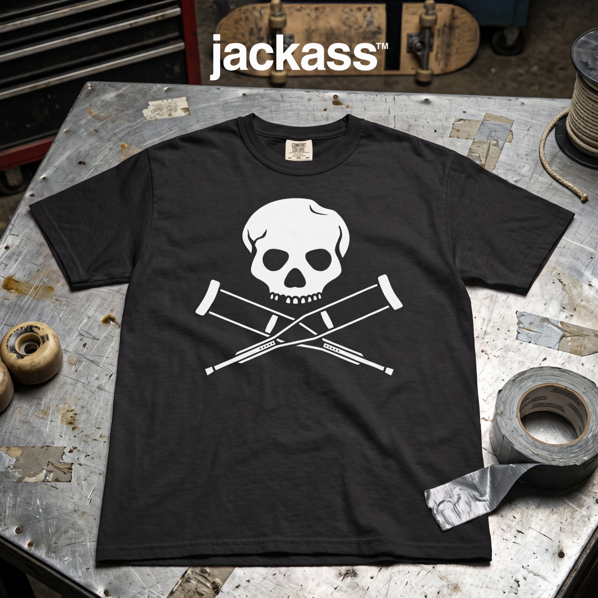 Jackass Facebook ad: Shop jackass Merchandise