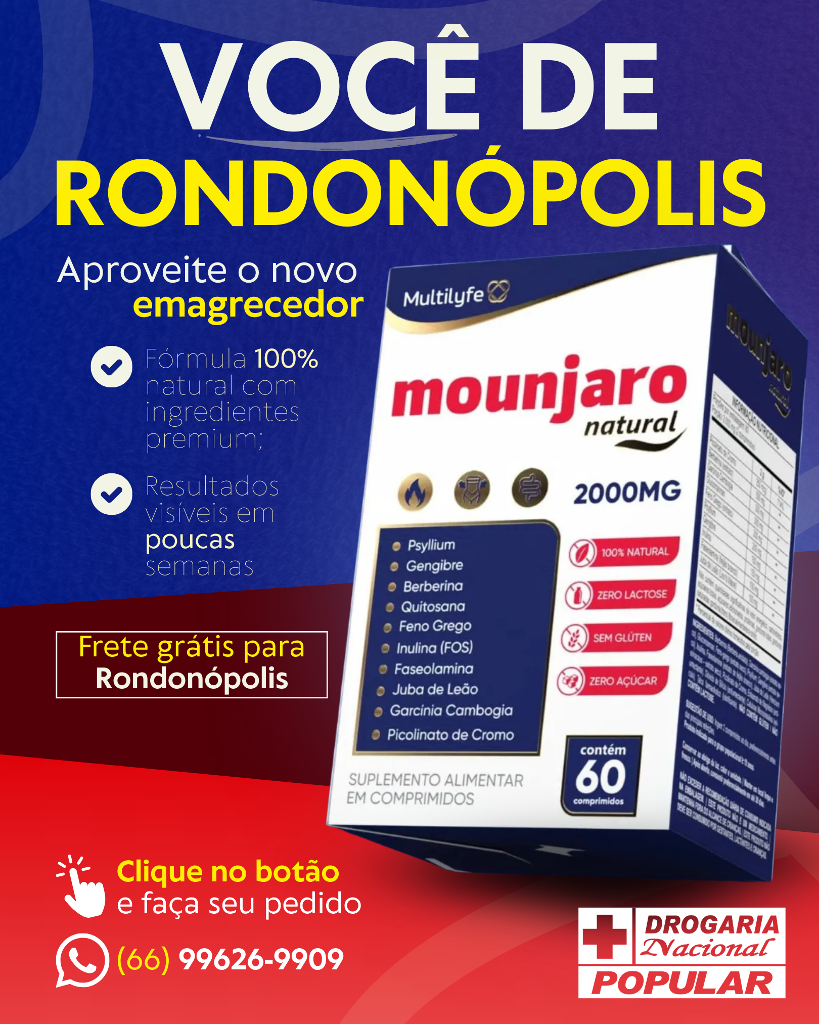 Drogaria Nacional Facebook ad