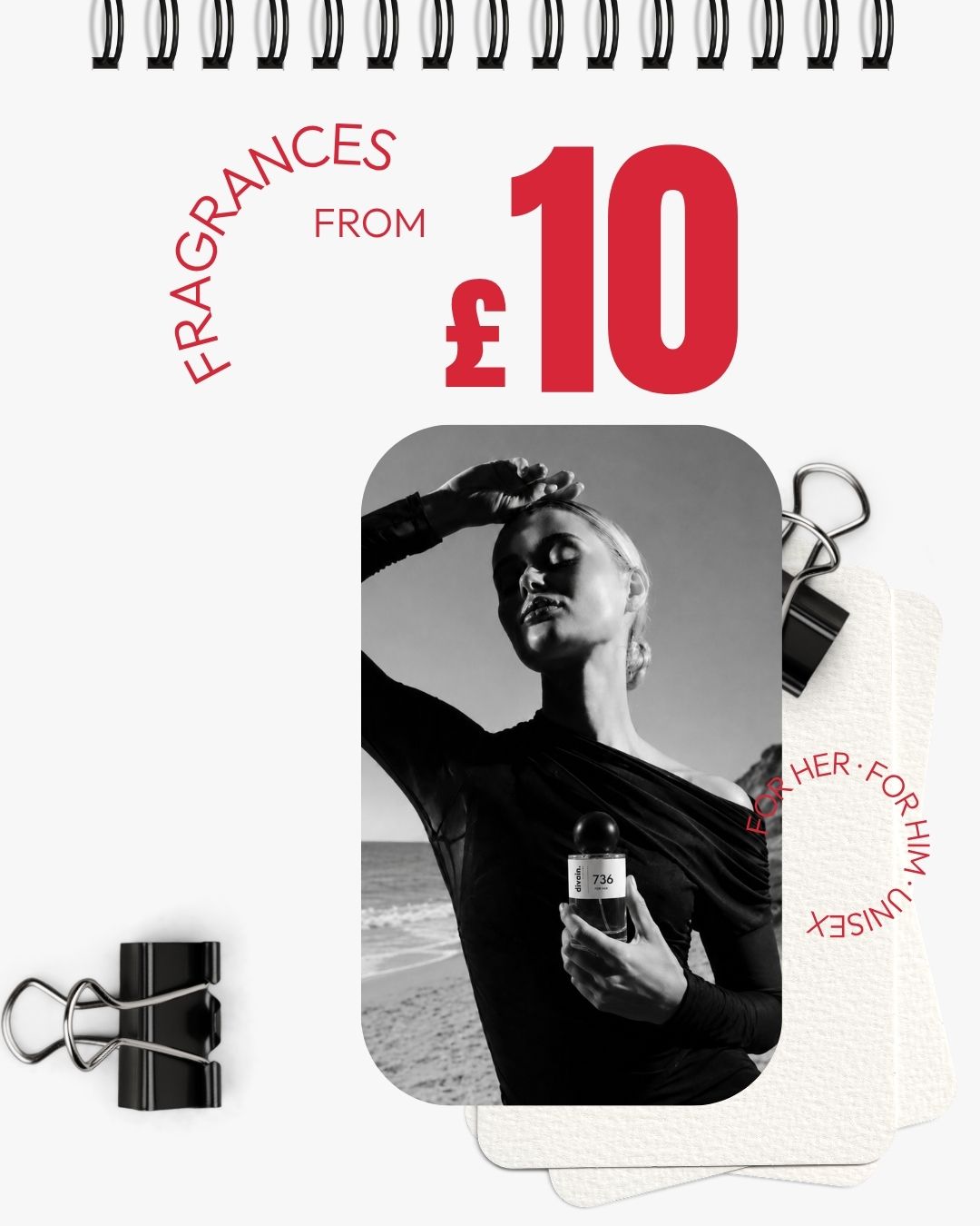 Divain Parfums. Facebook ad