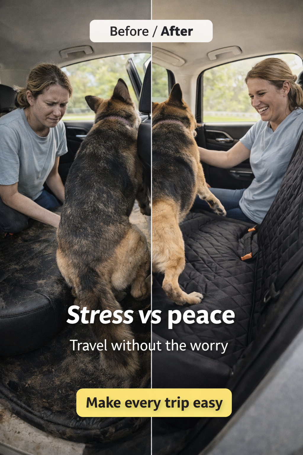 Pawtique Facebook ad: Rated #1 by Dog Parents for Road Trips