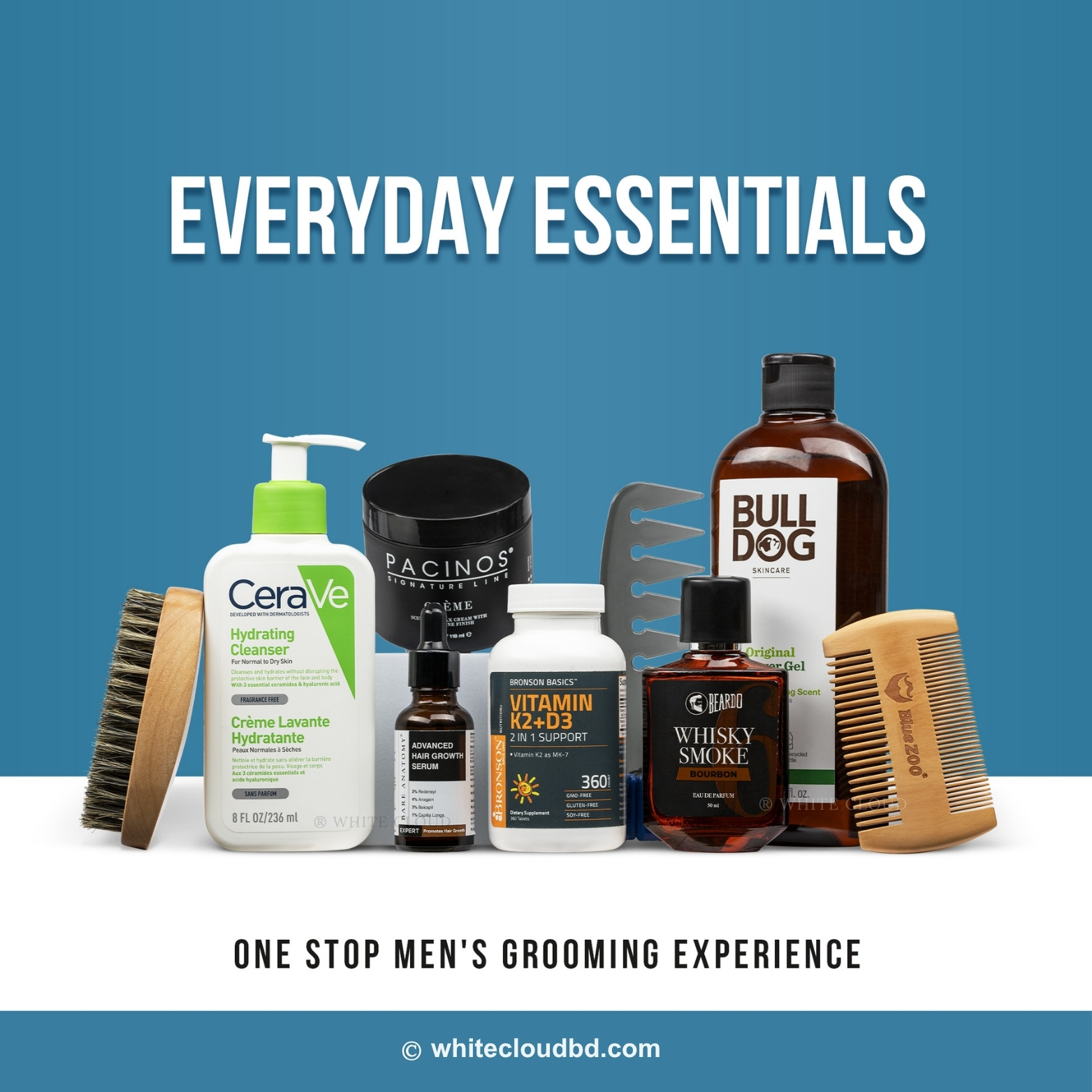 WHITE CLOUD - Men's Grooming Essentials Facebook ad