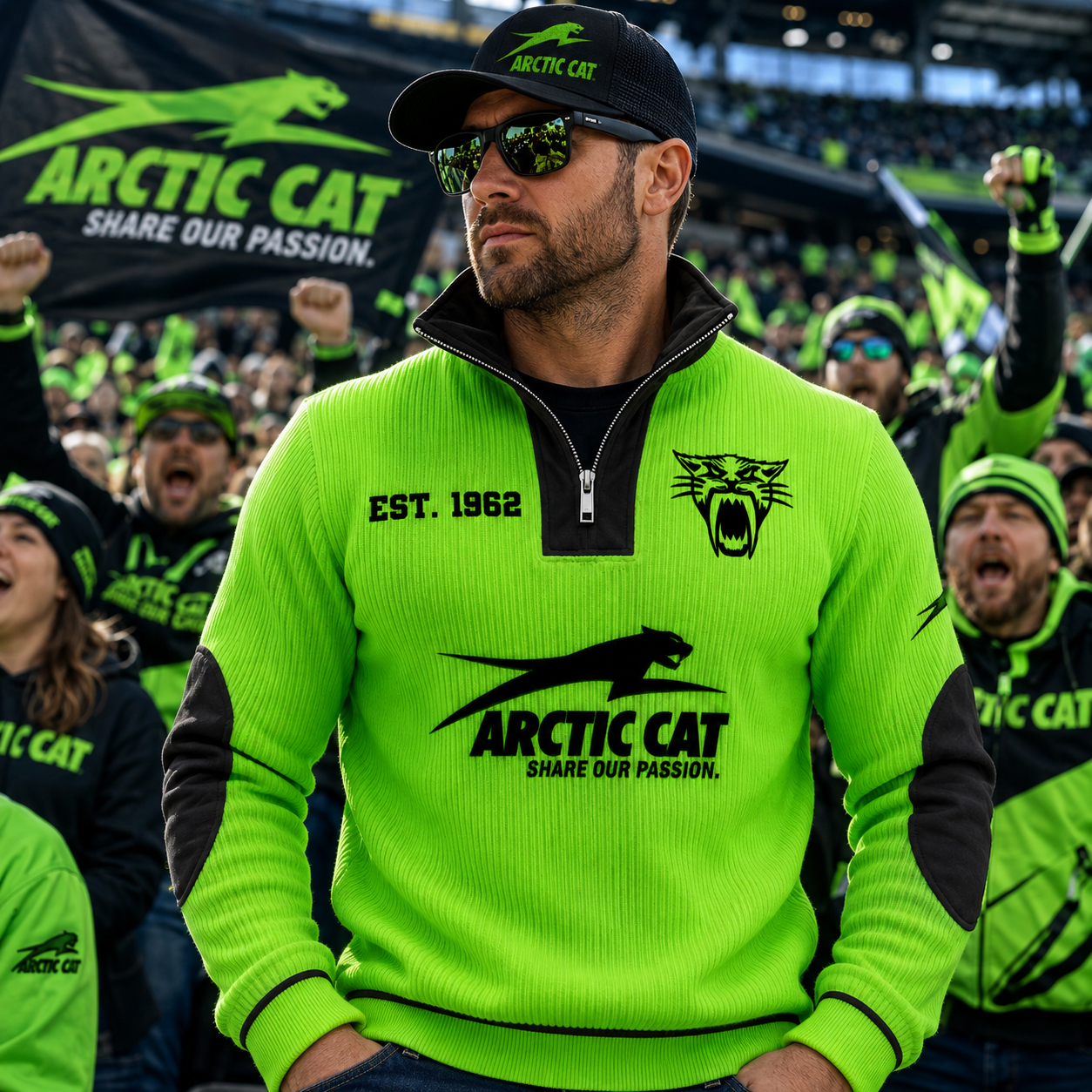 TurboFan Apparel Facebook ad: Built for Arctic Cat Fans
