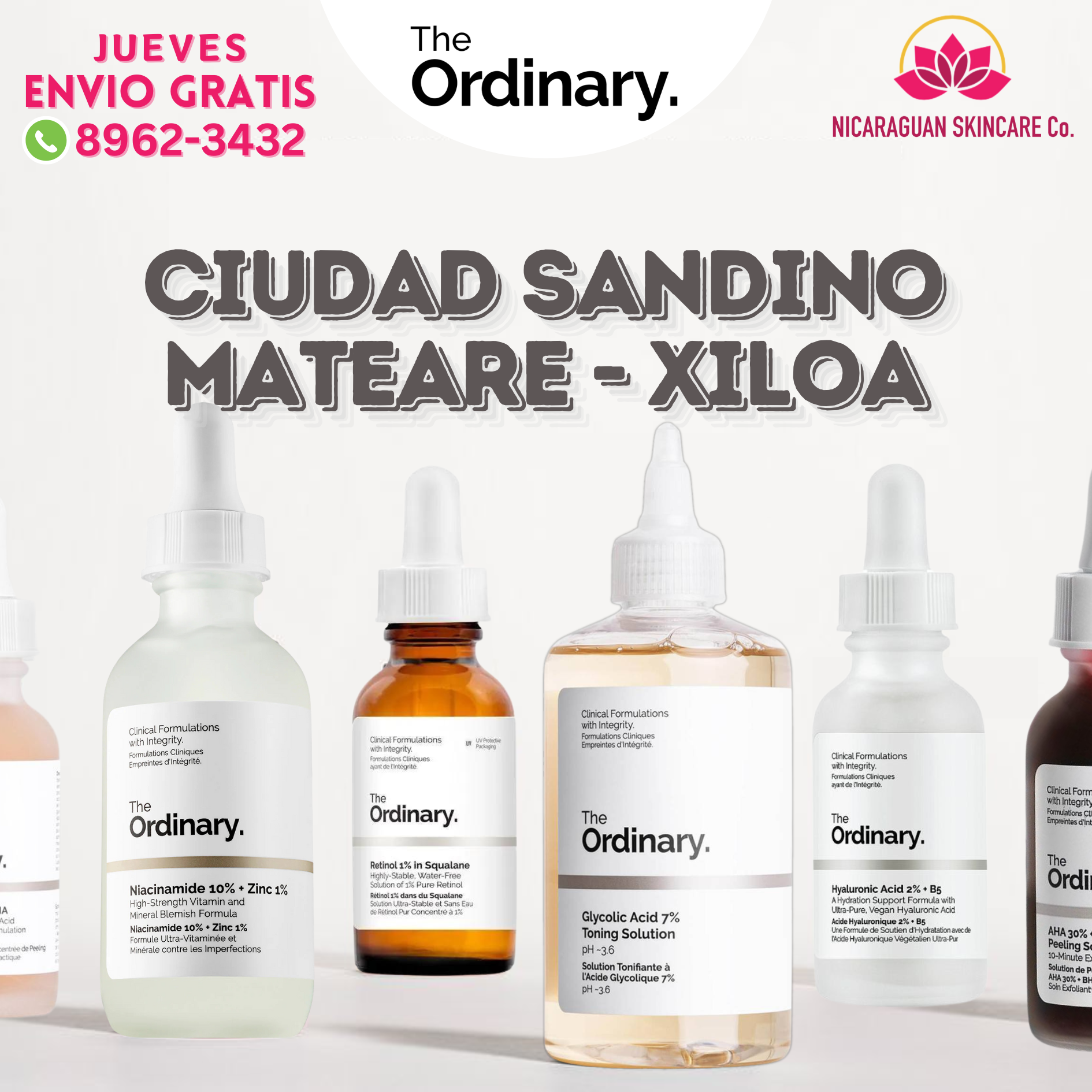 Nicaraguan SkinCare Co. Facebook ad