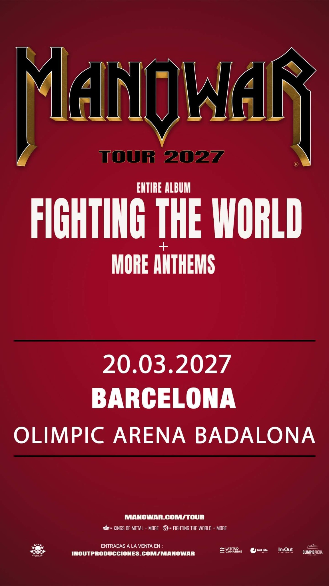InOut Conciertos Facebook ad from Mar 10, 2026